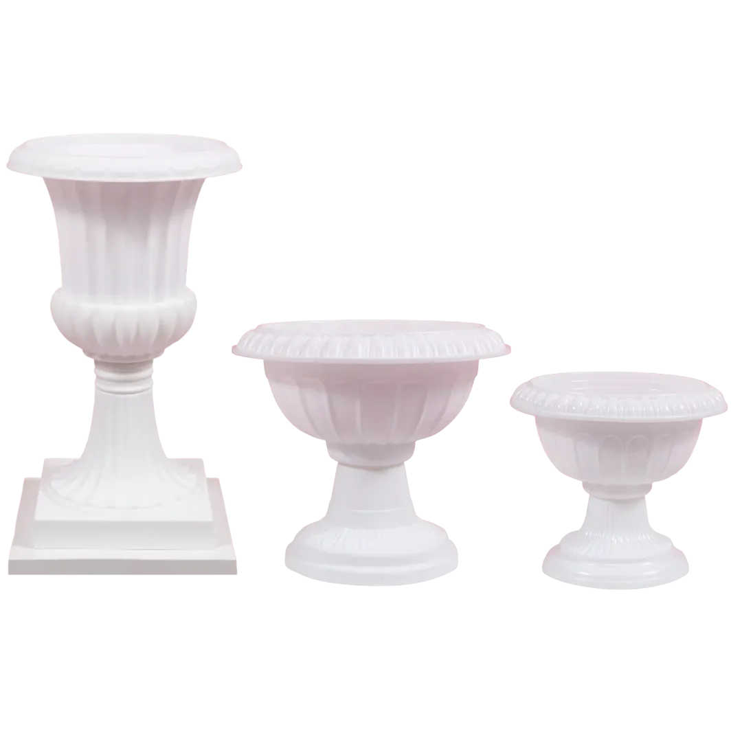 White Urns & Pots - Florals