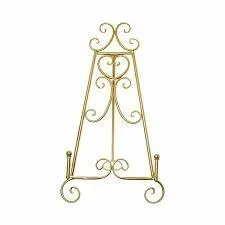 Royal Gold Scroll Easel - Small