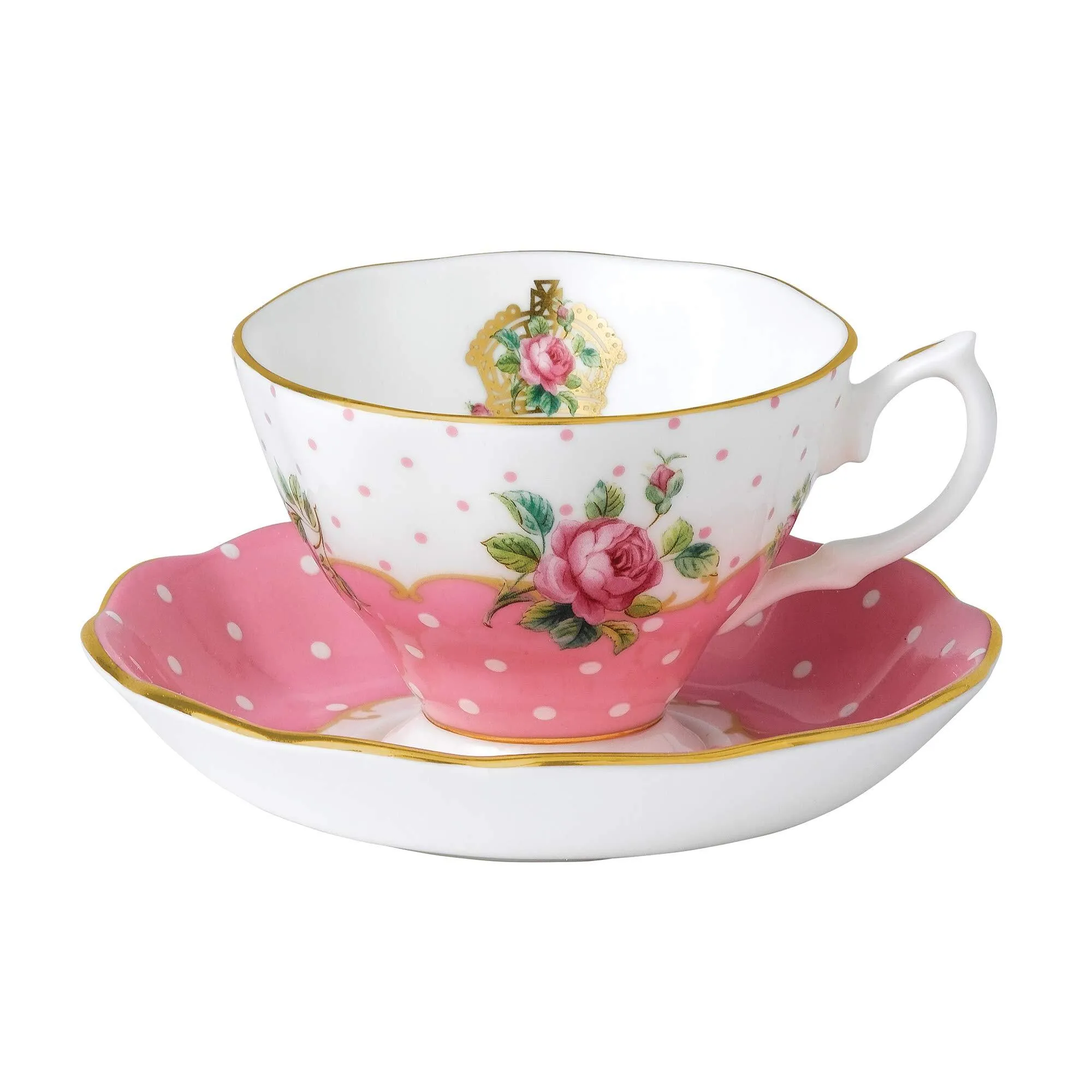 Royal Albert "Cheeky Rose" Teacup and saucer