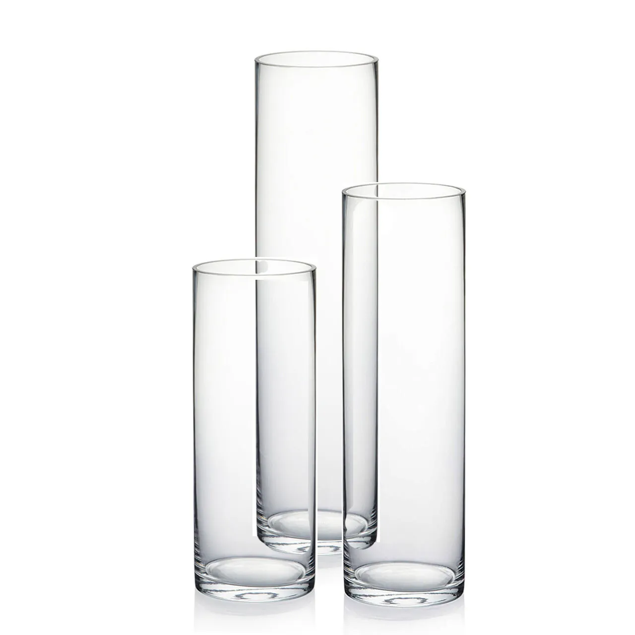 Clear Glass Vase Cylinders