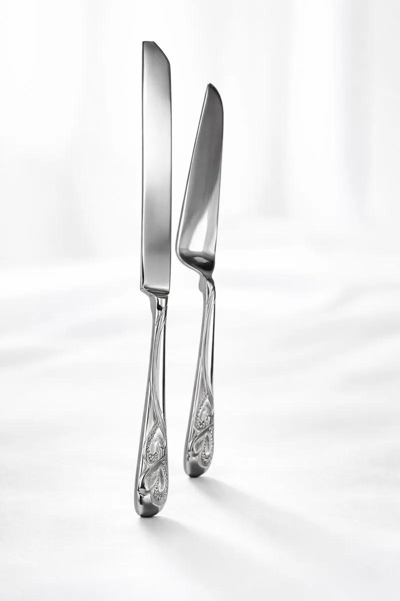 Atelier Cake server and Cake Knife Silver