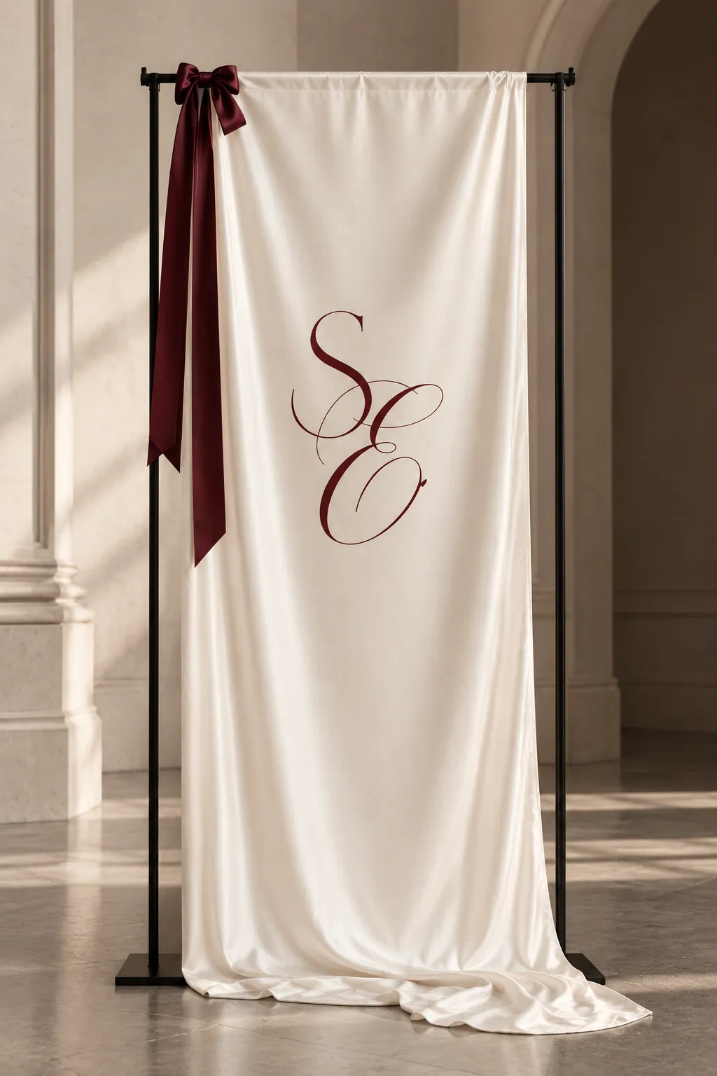SIGNATURE SILKS | CUSTOM PRINTED SATIN SIGNAGE