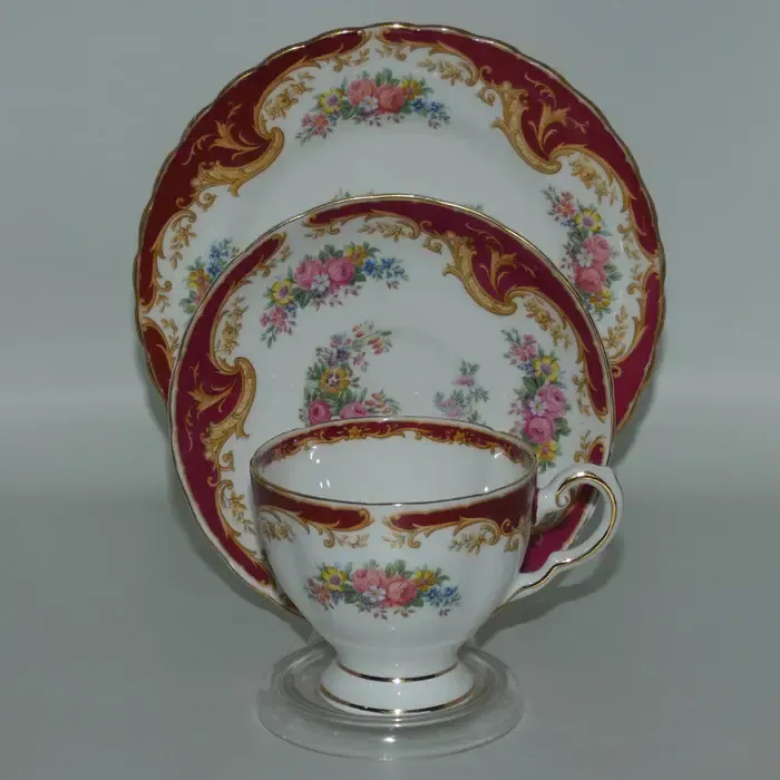 Tuscan "Naples"  Burgandy Trio