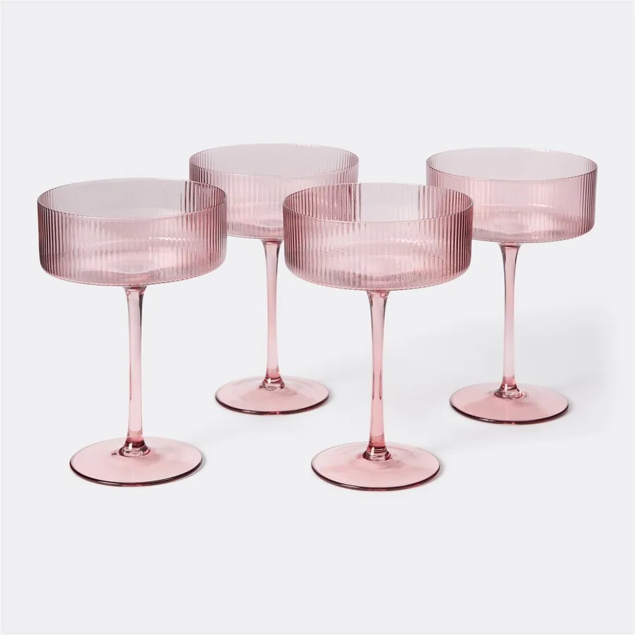 Rosewater Pink Ripple Coupe - 350ml