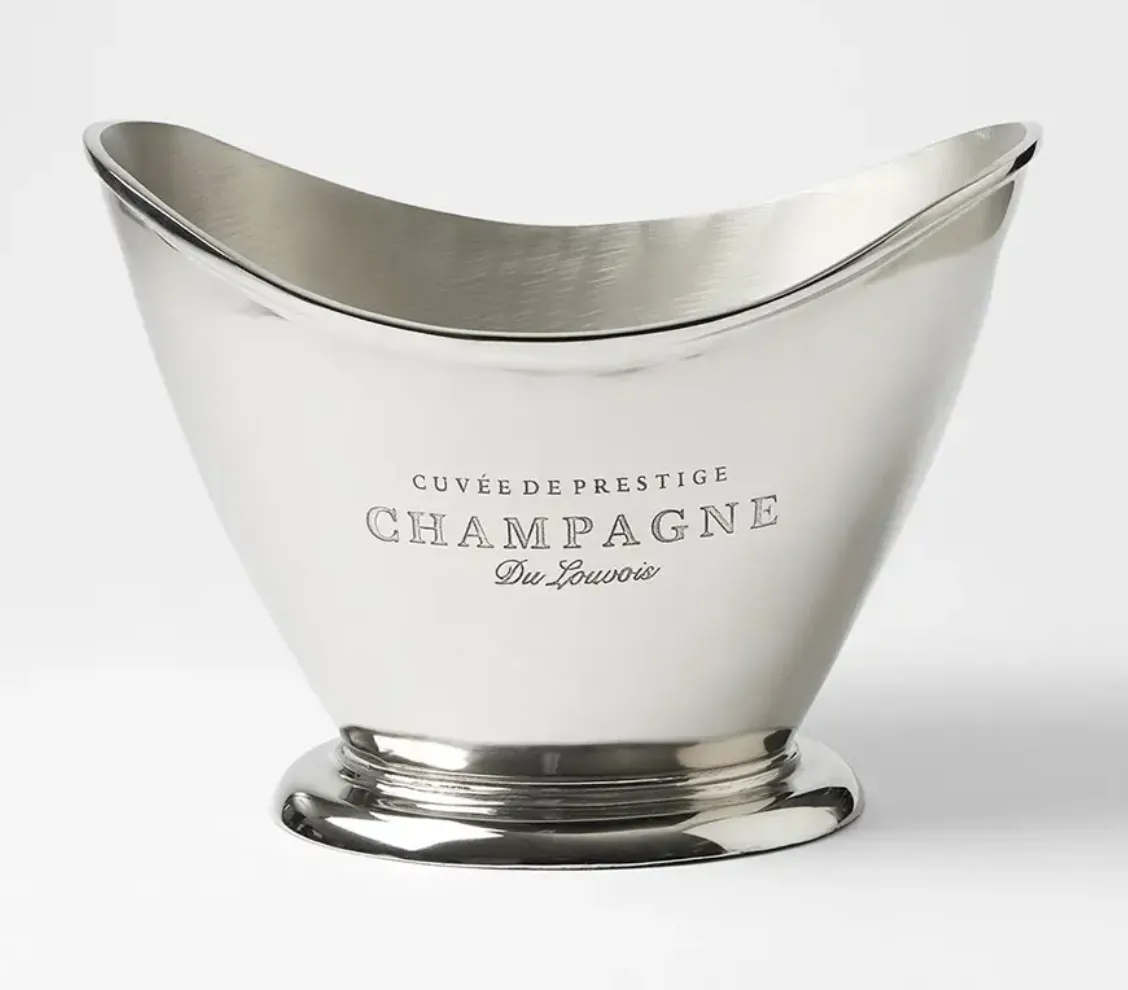 VINTAGE FRENCH CHAMPAGNE & SILVER BOWLS/ BUCKETS