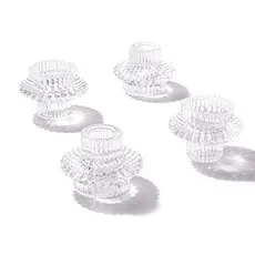 Sofia Crystalle -  Ripple Glass  - Tealight or Taper