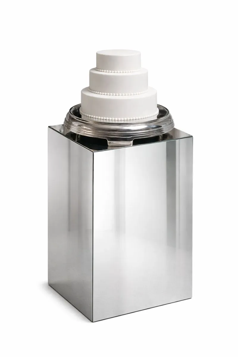 The Atelier Silver Cake Stand - 41cm