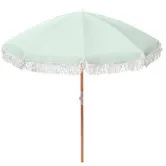 Gelato Green Fringed Umbrella