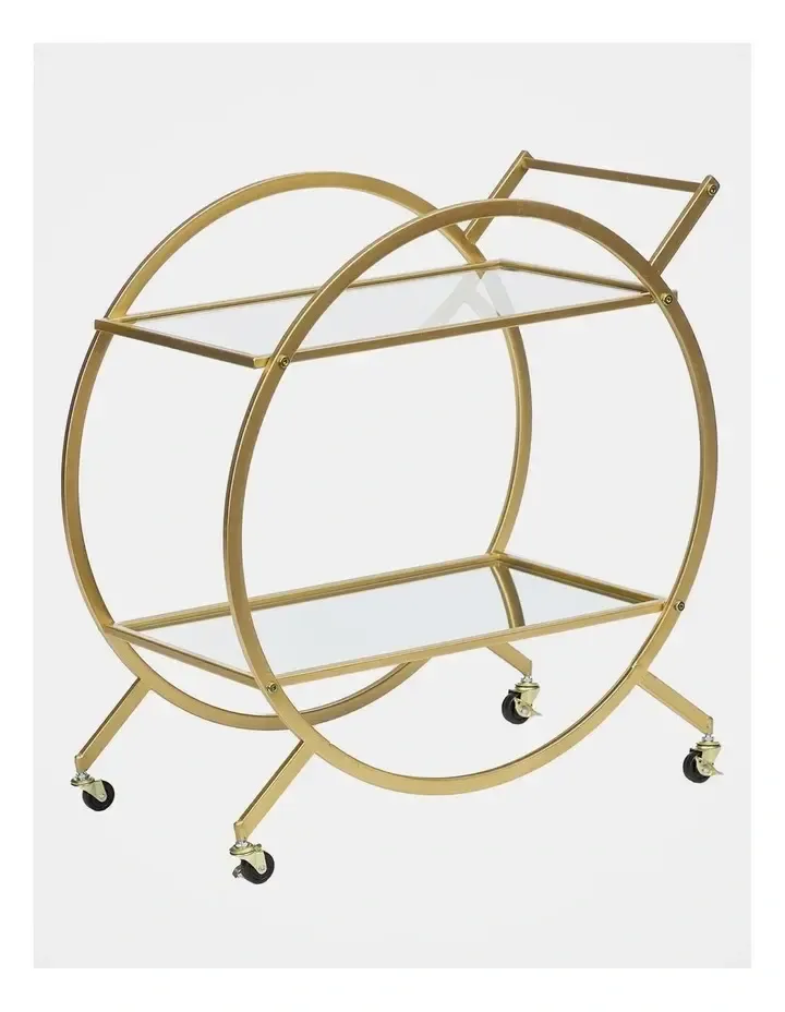 Luxe Lover Gold Bar Cart