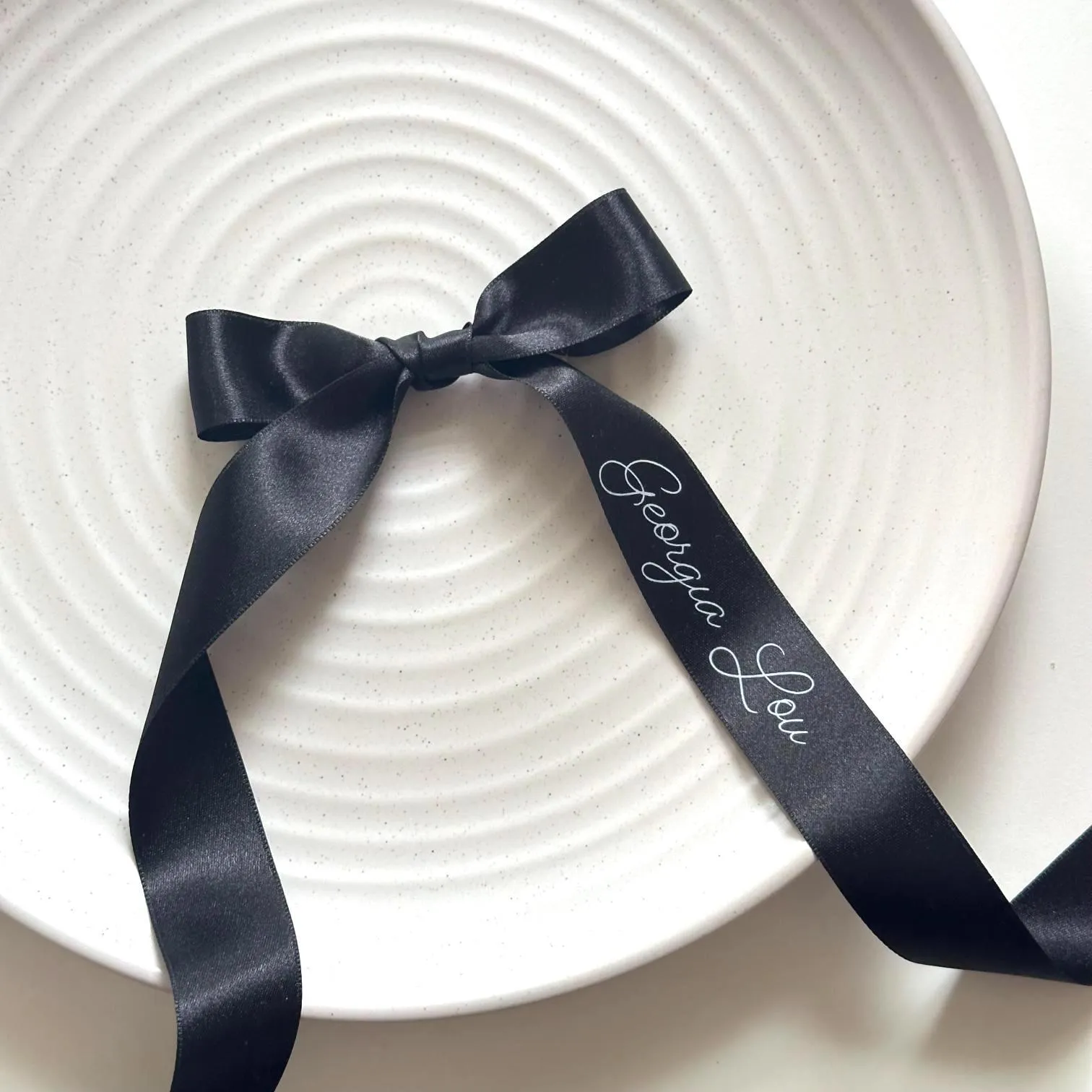Place Cards & Ribbons
