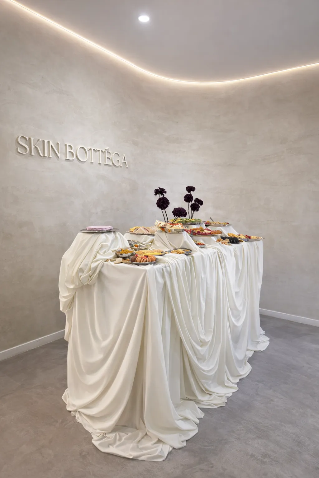 The Sculpted Draped Table