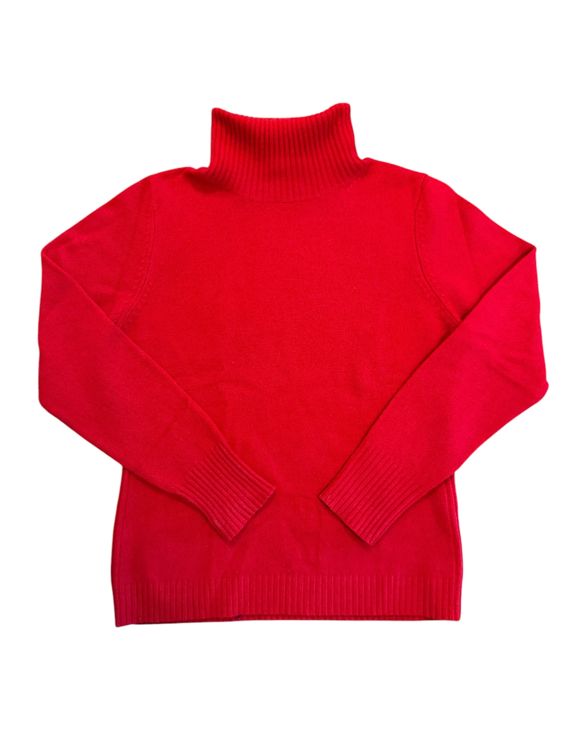 Červený vlněný rolák