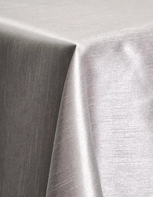 Grey Shantung Linens