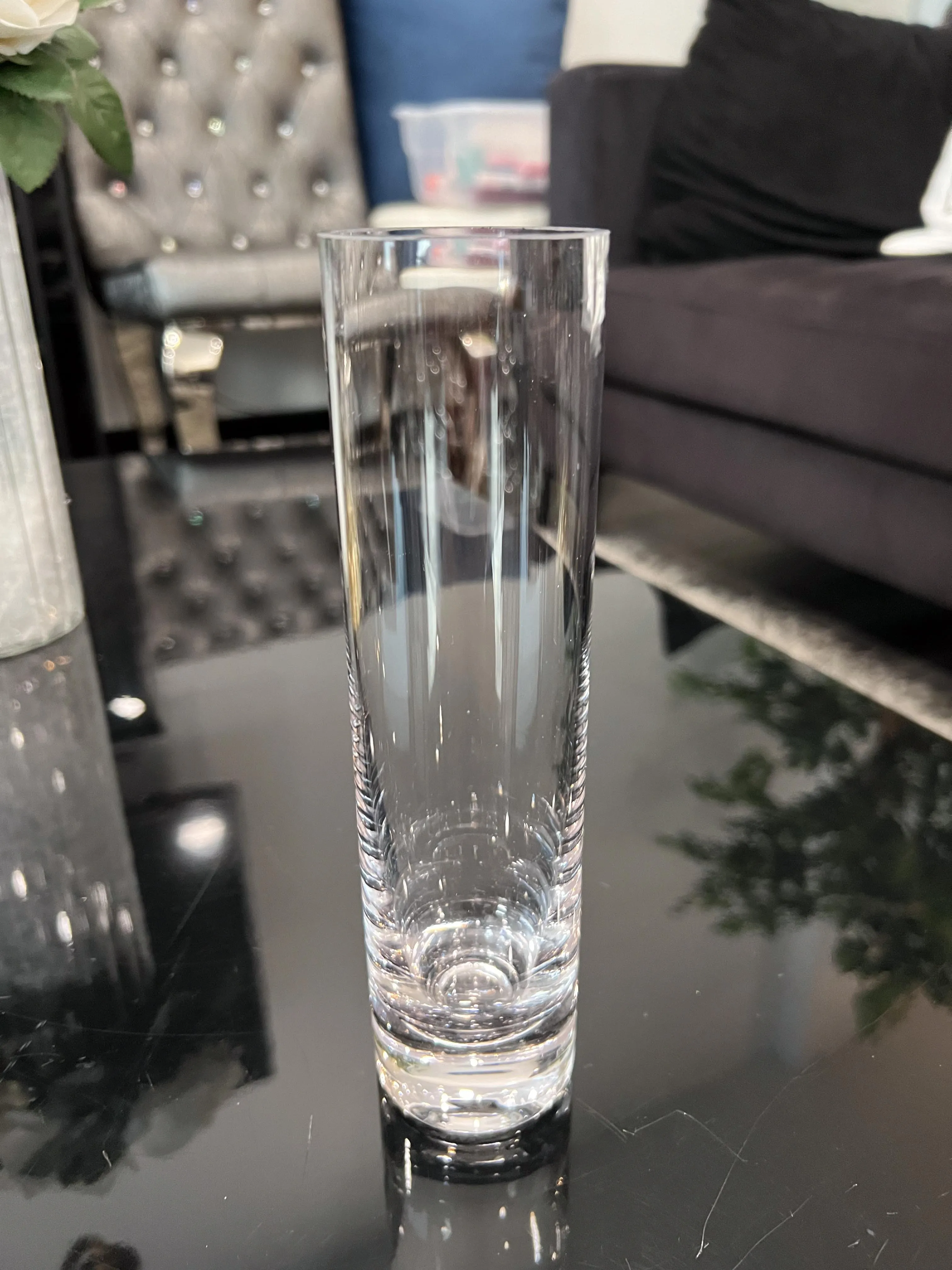 Sleek Glass Bud Vase 