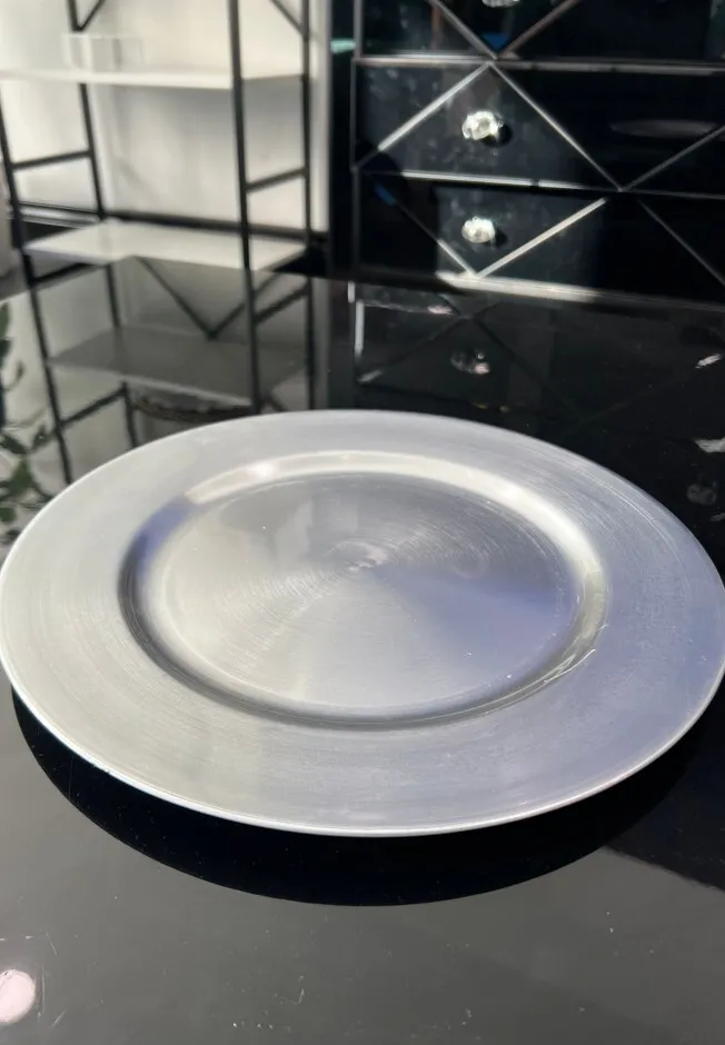 Silver Charger Plate