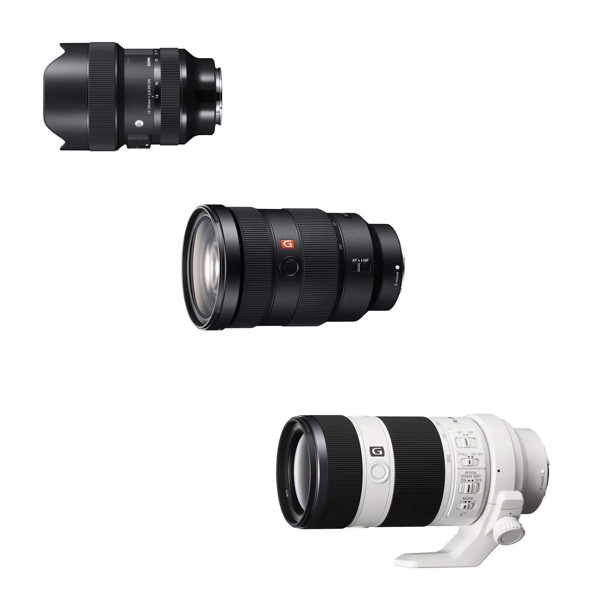 Sony Lenzen Set