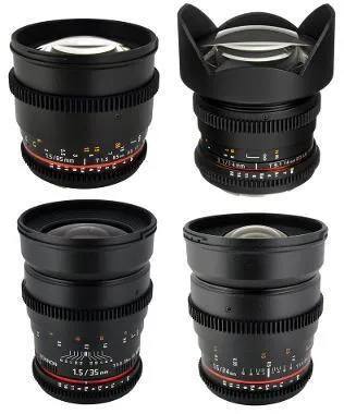 ROKINON LENS KIT (24,35,50,85MM)