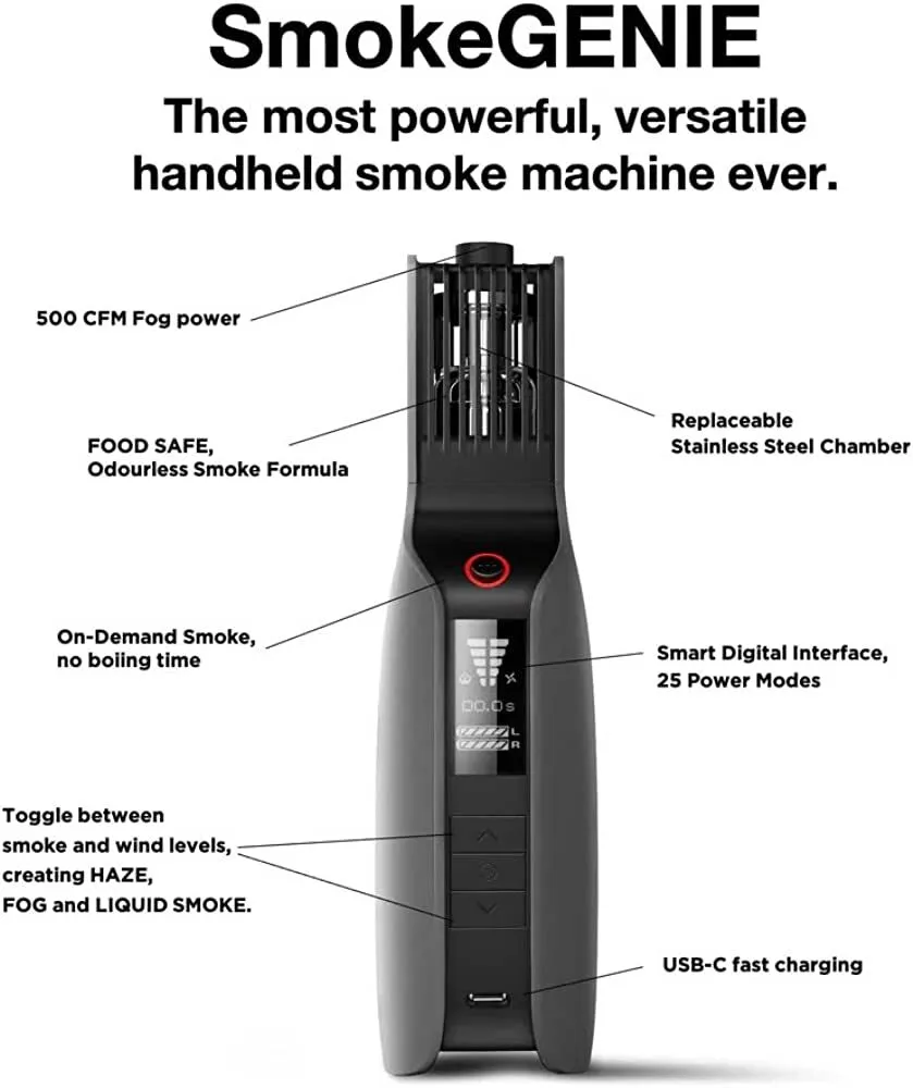 SmokeGENIE Maquina de humo portátil