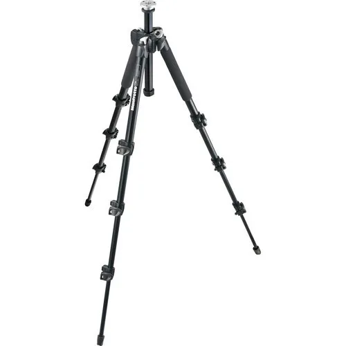 Manfrotto MT293A4 4-Section Aluminum Tripod Without Head - MT293C4