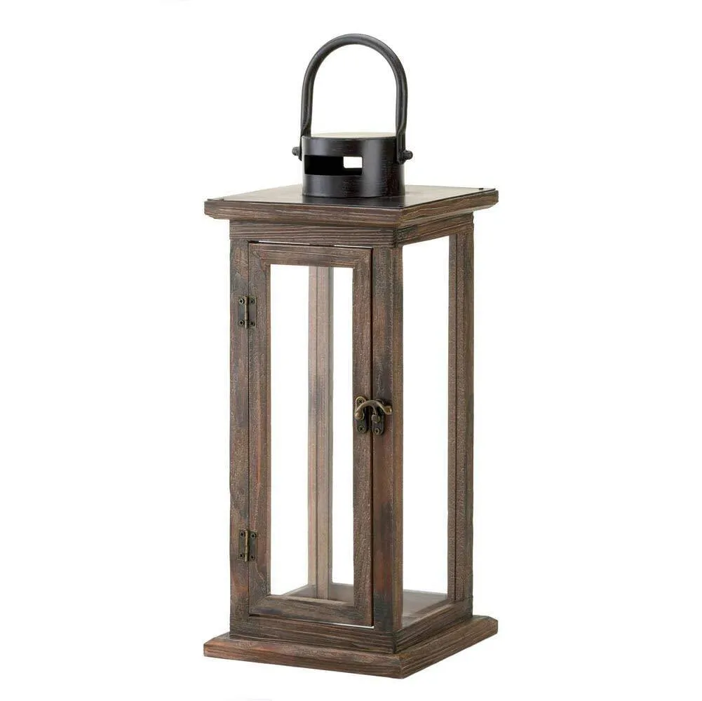 Brown Wood Lantern