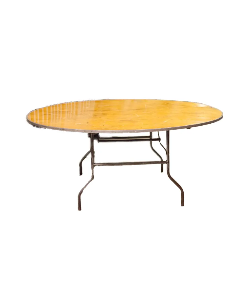 5ft Round Table (wooden)