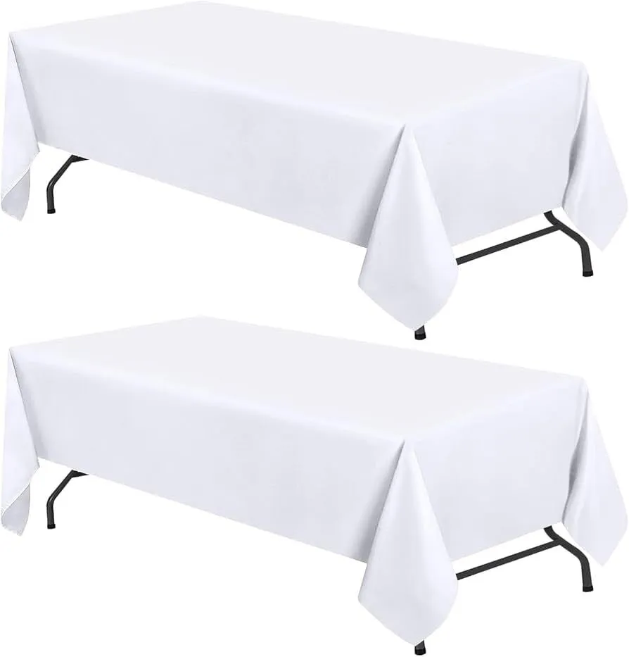 White Linens- 4' Tables