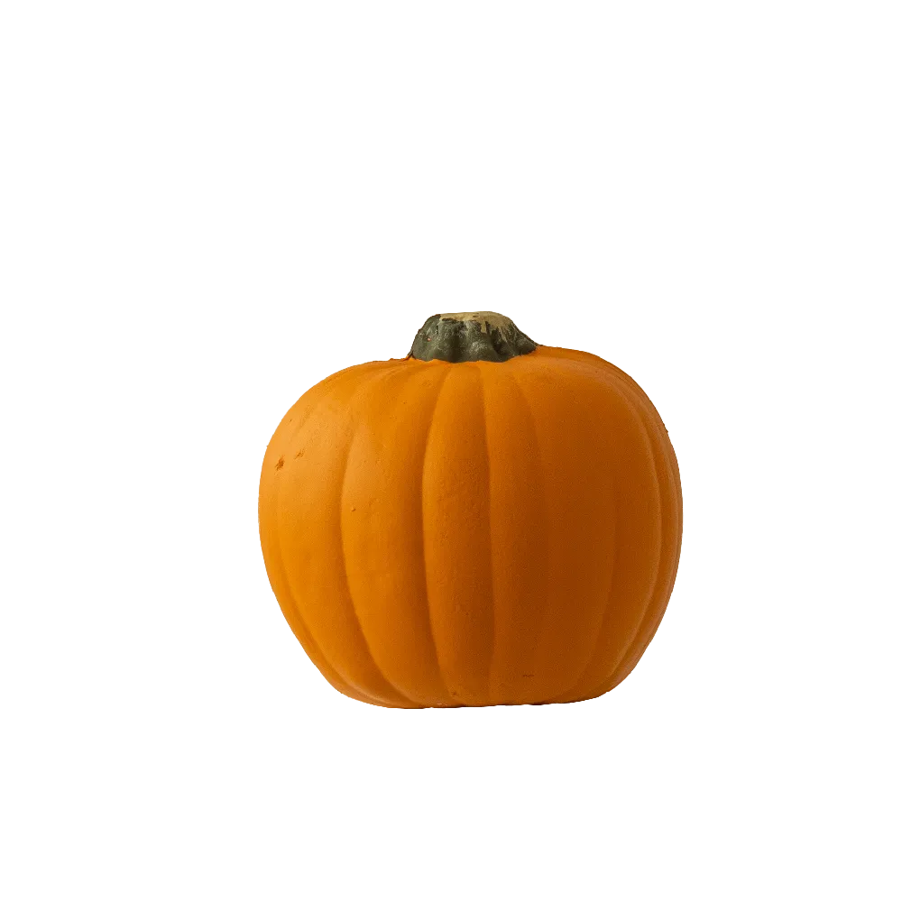 Fake Pumpkin (orange) 6 inches tall