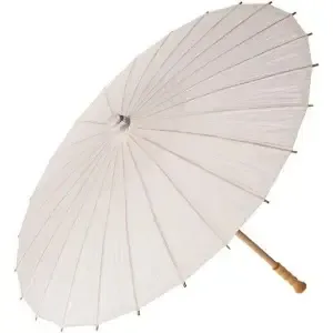 Hand Held Shade Umbrellas, White