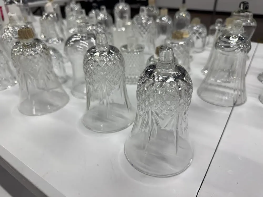 Vintage Glass Tops (to candle sticks) ASSORTED