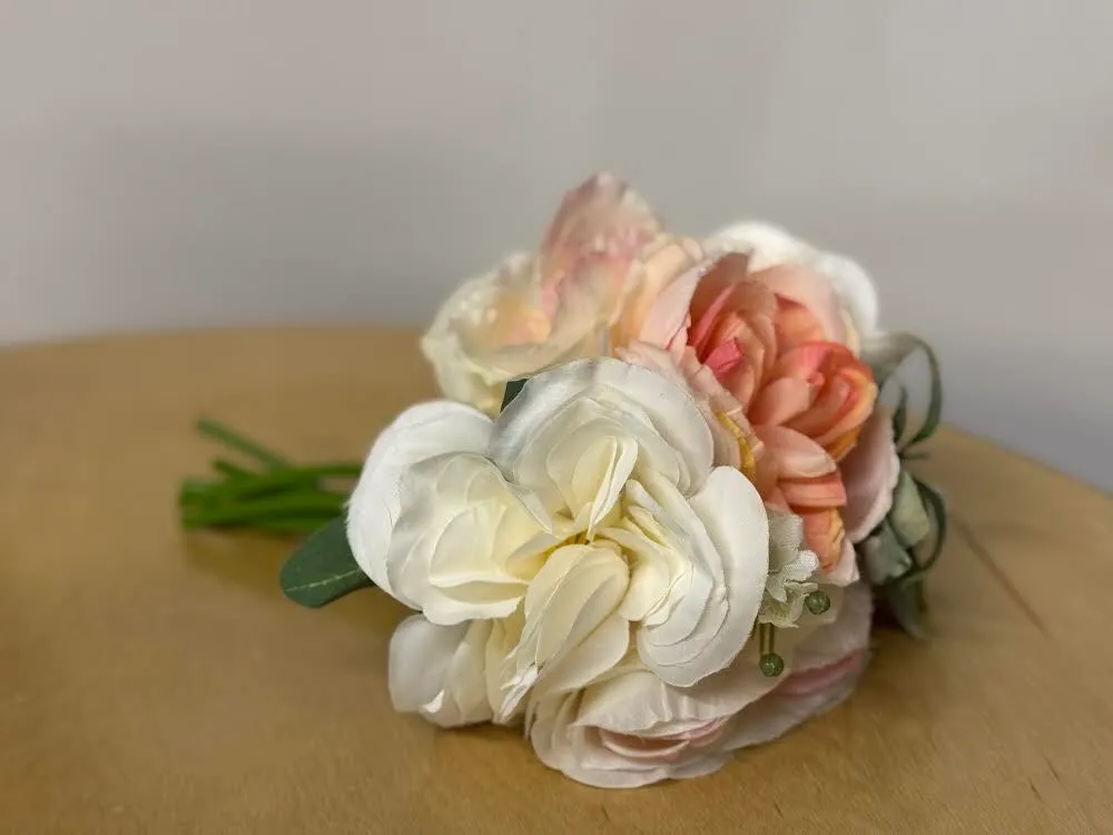 Off White and Pink Small Boquet