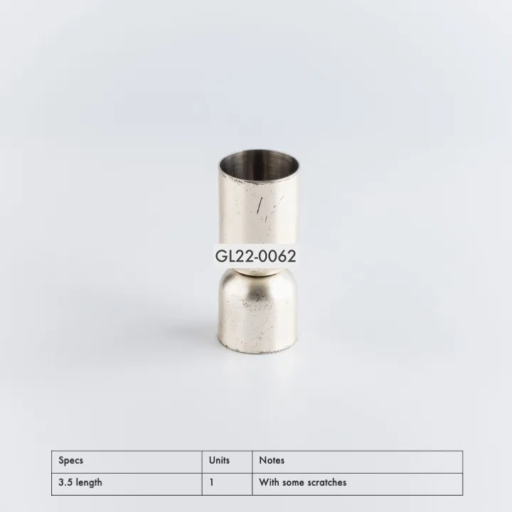 GL22-0062 - Silver Glass Barware - 3.5" (L)