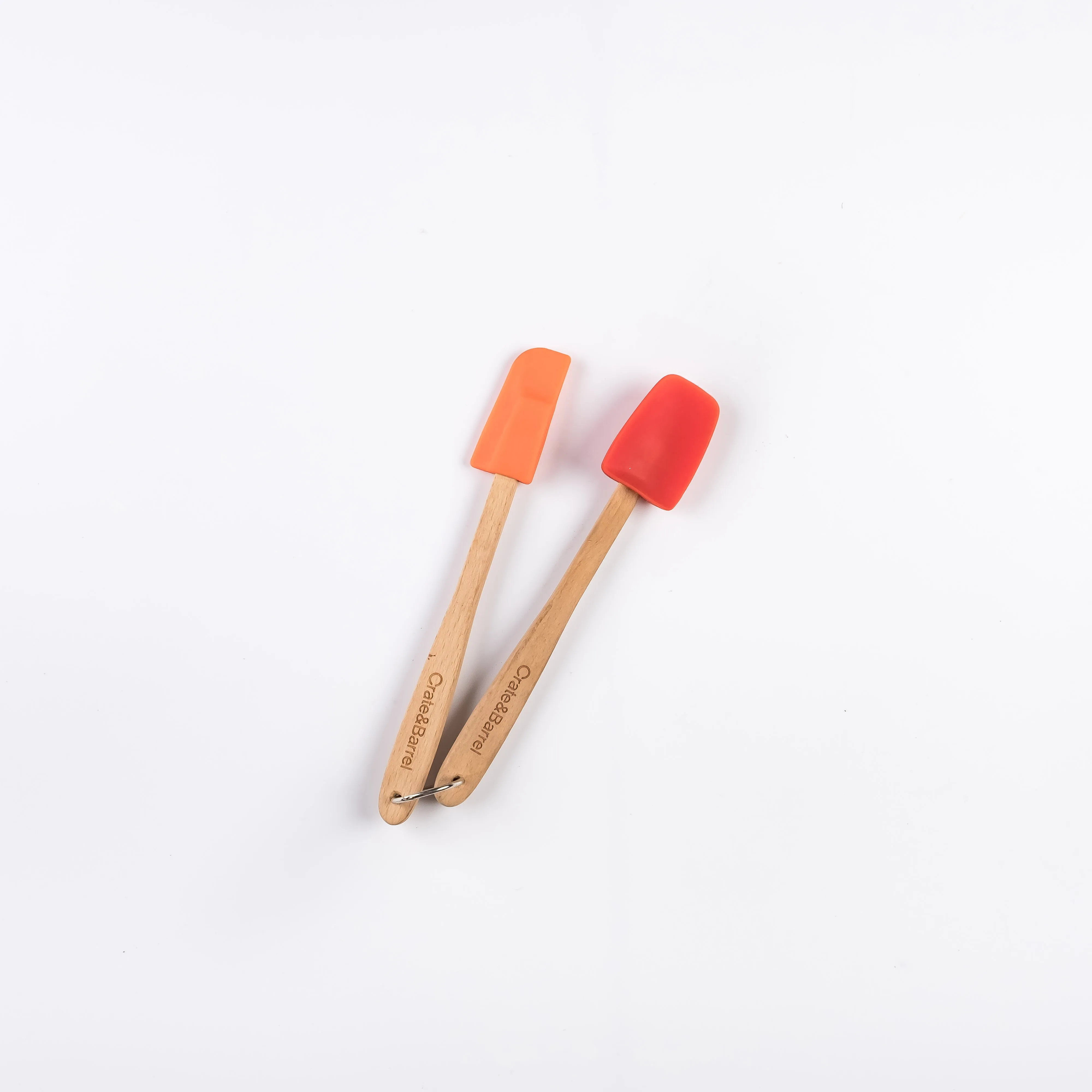 UT21-0040 - Red Orange Silicone Spatula - 7.75" (L)