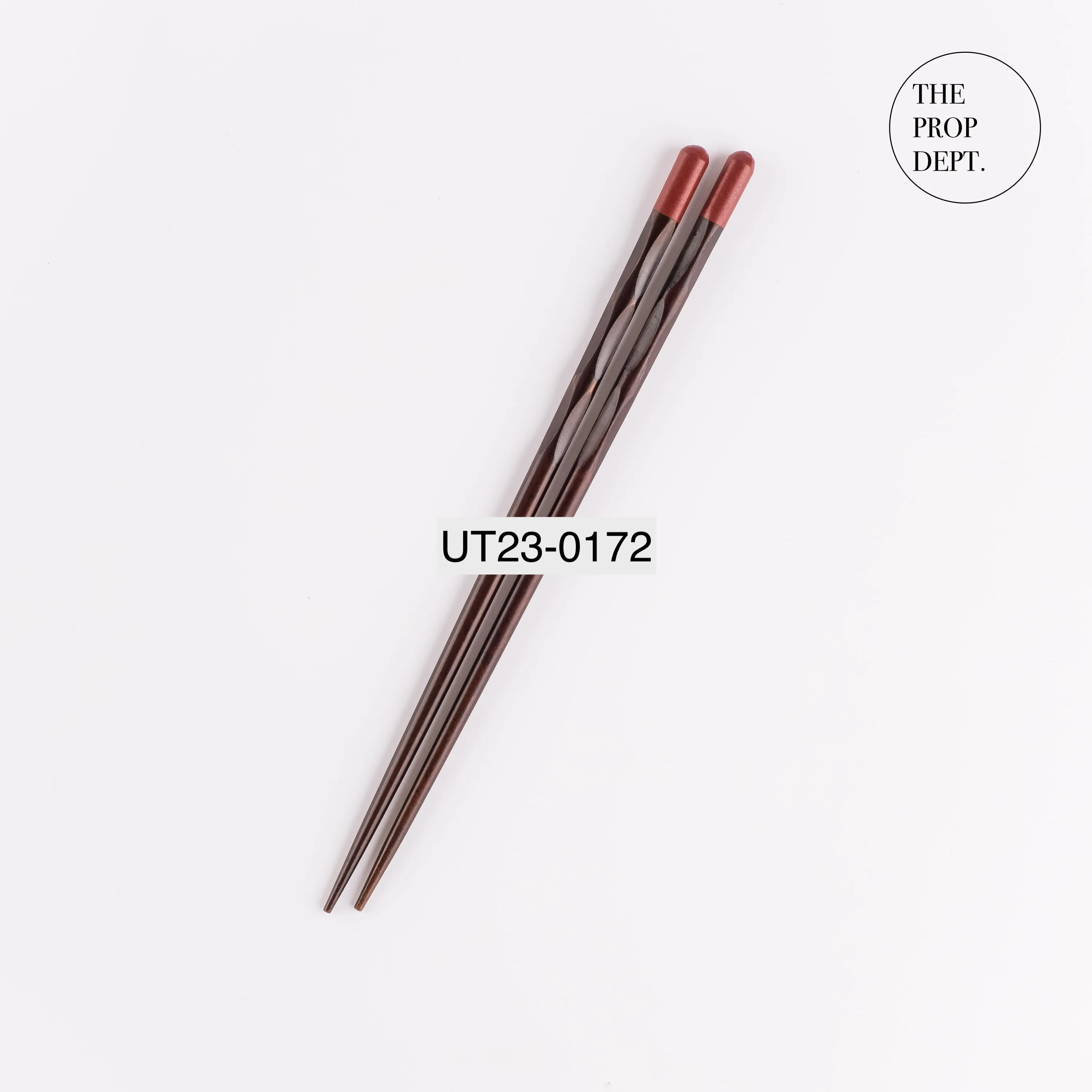 UT23-0172 - Brown Wood Chopsticks - 8.75" (L)