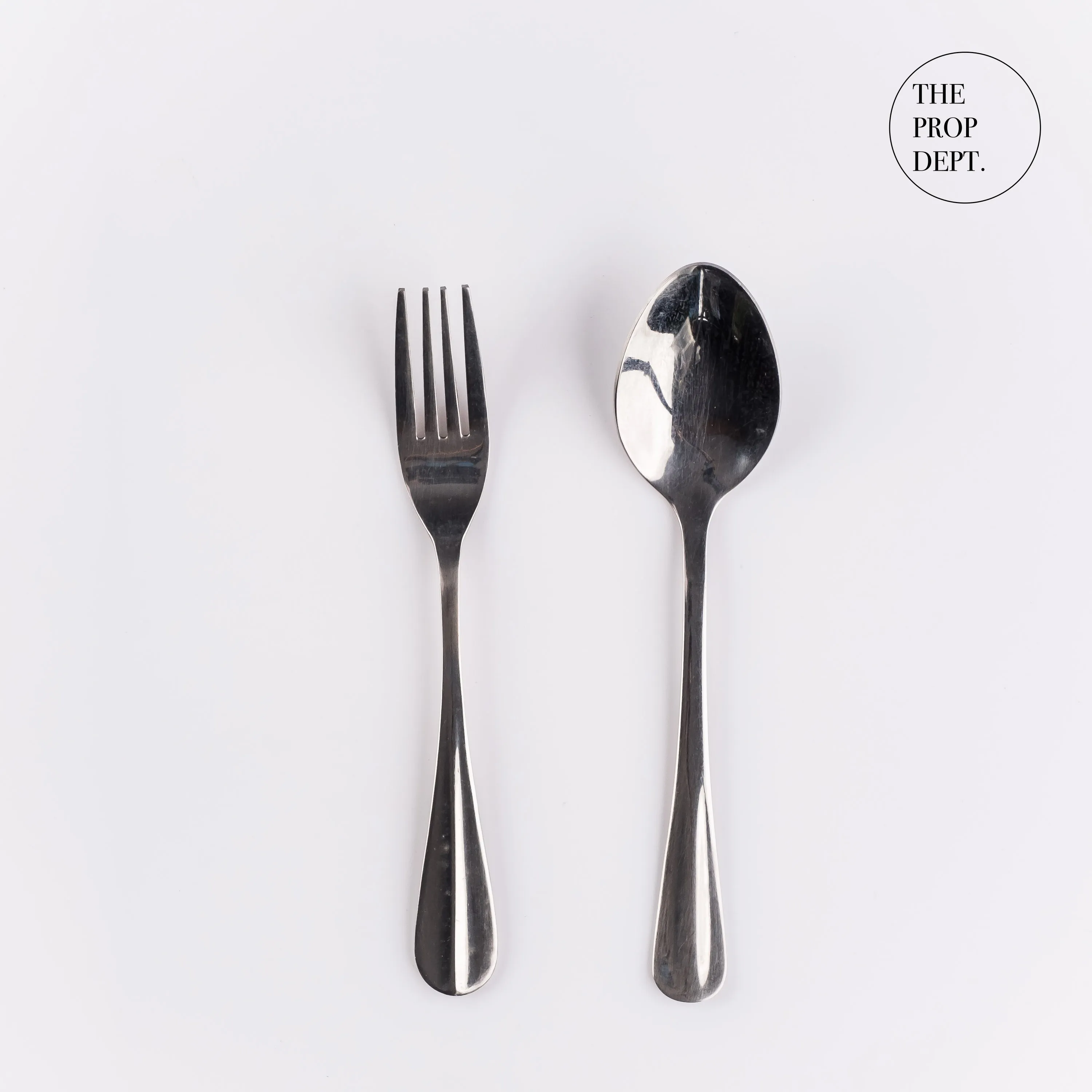 UT23-0369 - Silver Metal Utensil Set - 7.75" (L)