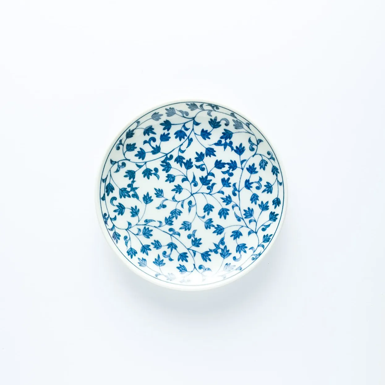 PL20-0026 - Blue White Ceramic Plate - 6" (D)