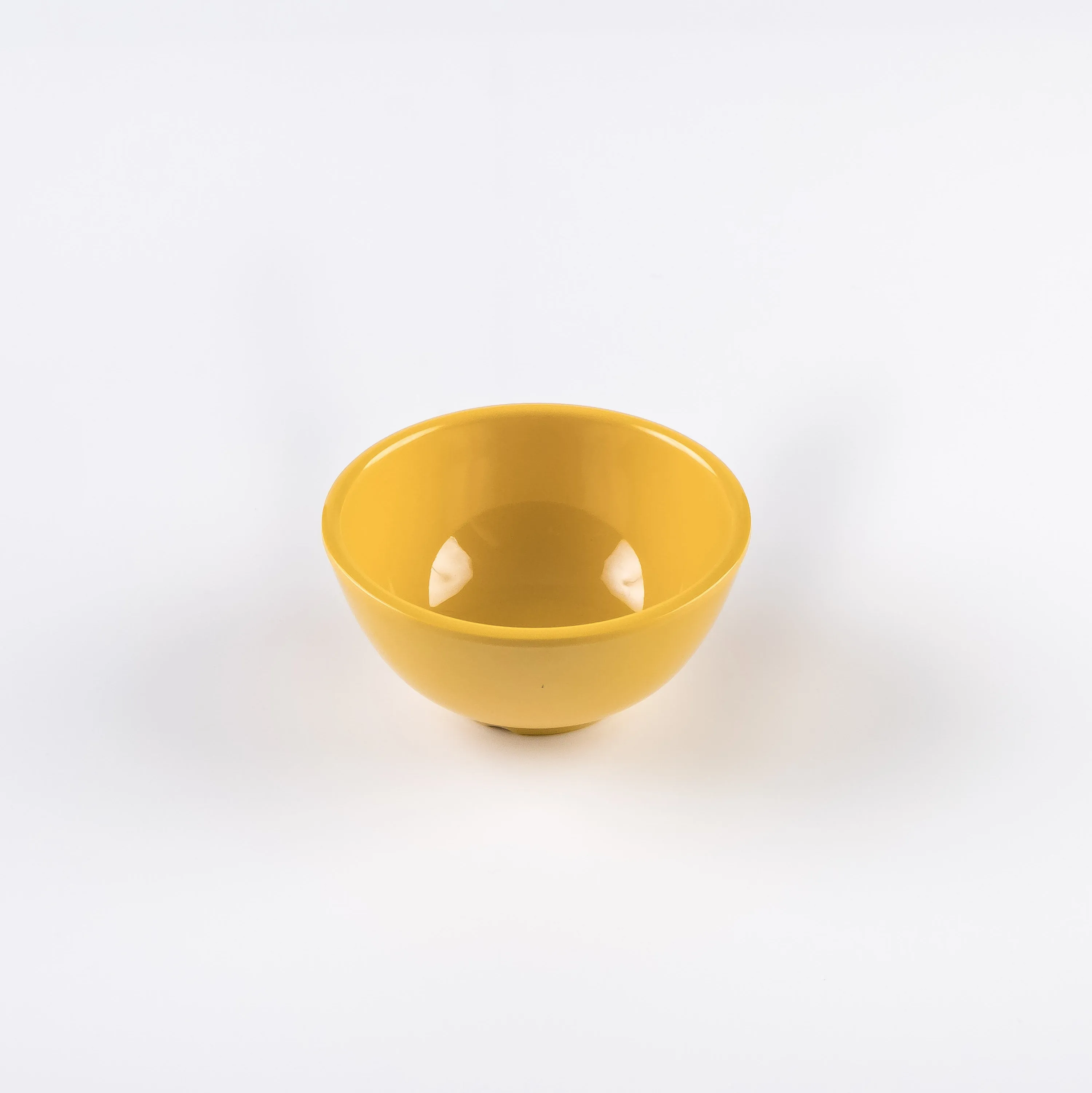 BW21-0391 - Yellow Melamine Bowl - 4" 2" (DH)