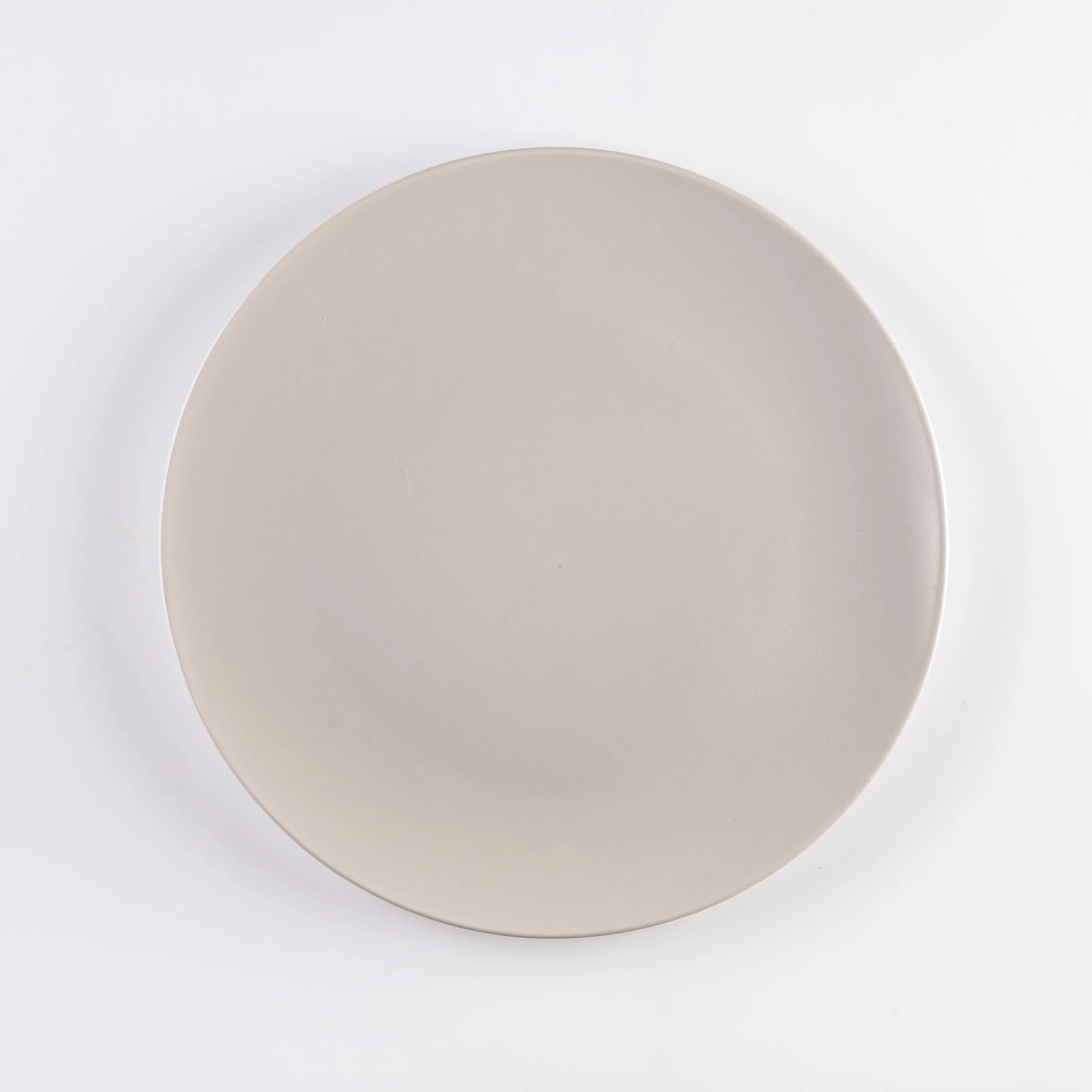 PL21-0192 - Beige Brown Ceramic Plate - 10.25" (D)