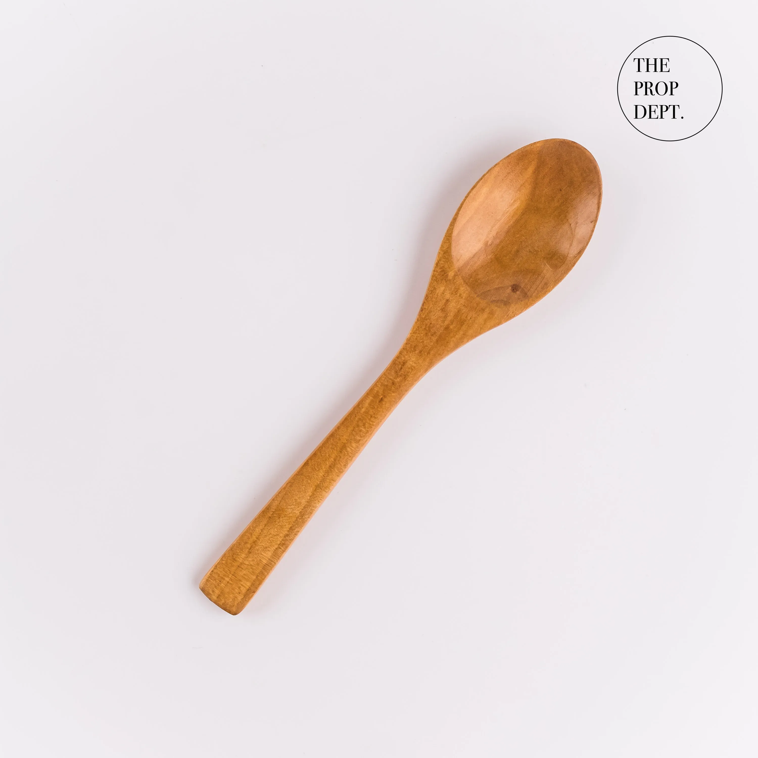 UT23-0405 - Brown Wood Spoon - 6.75" (L)