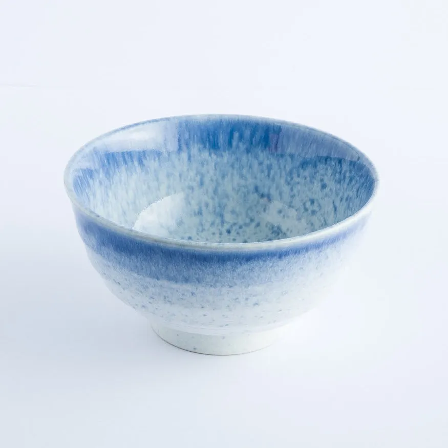 BW20-0044 - Blue White Ceramic Bowl - 6.75" 3.5" (DH)