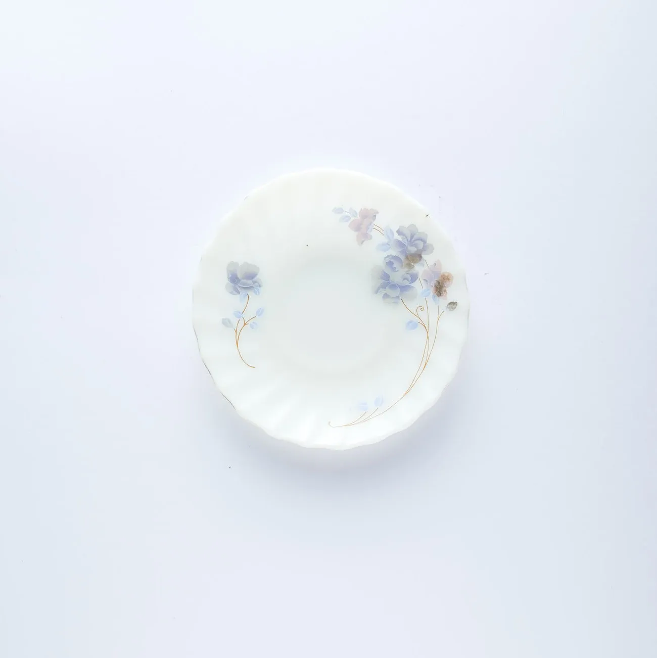 PL20-0118 - Blue Ceramic Plate - 8.25" (D)