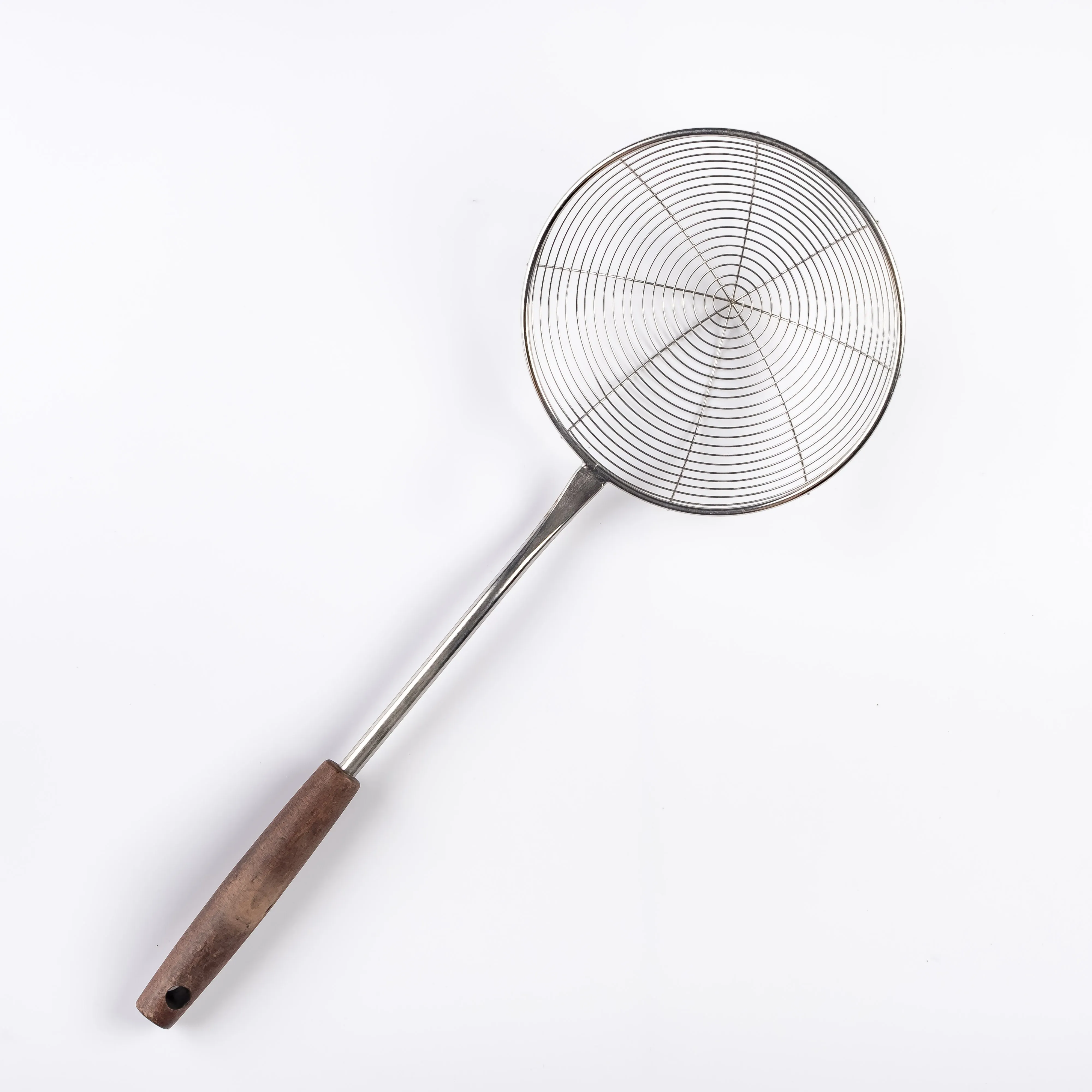 UT21-0020 - Silver Metal Strainer - 16.5" (L)