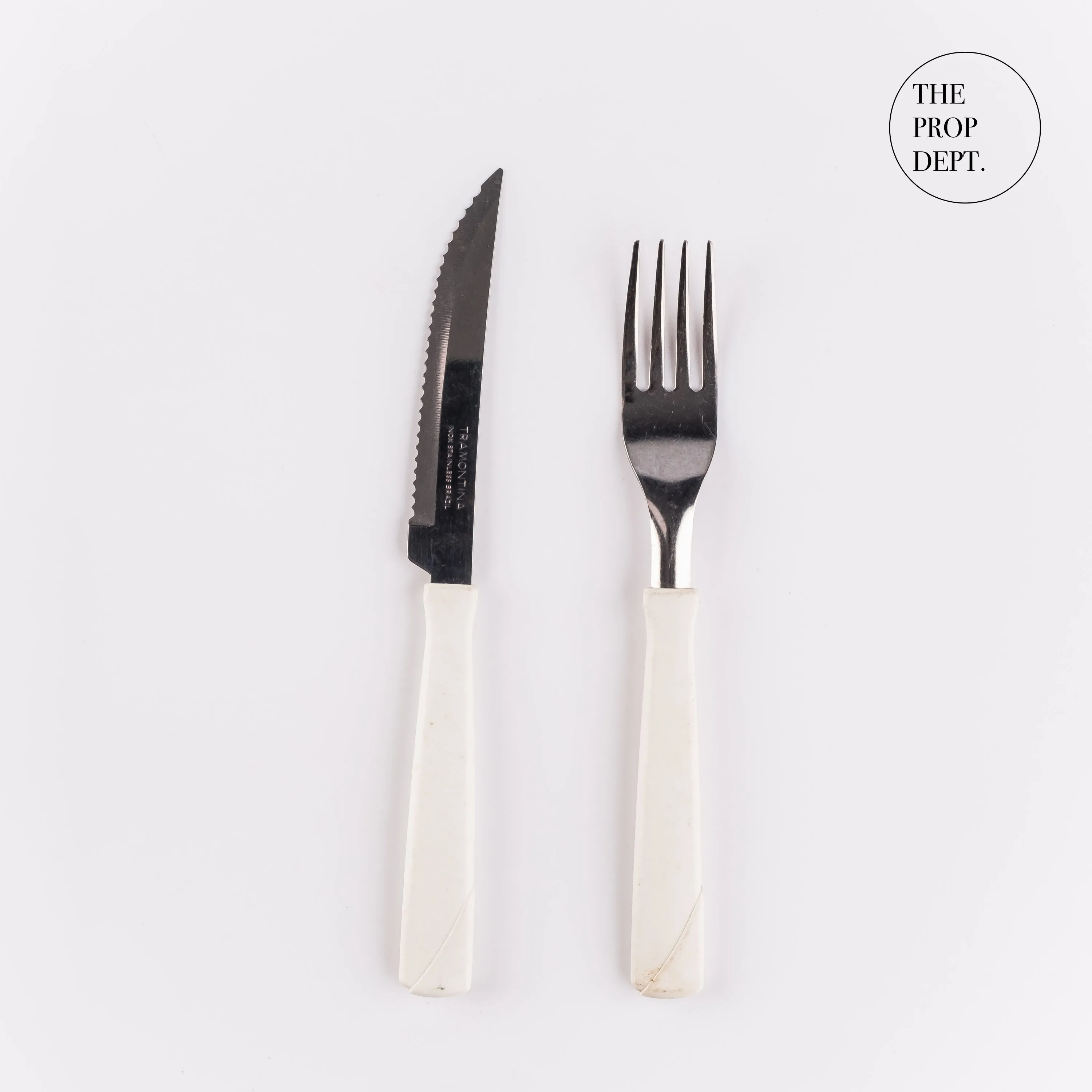 UT23-0361 - Silver White Metal Utensil Set - 7" (L)