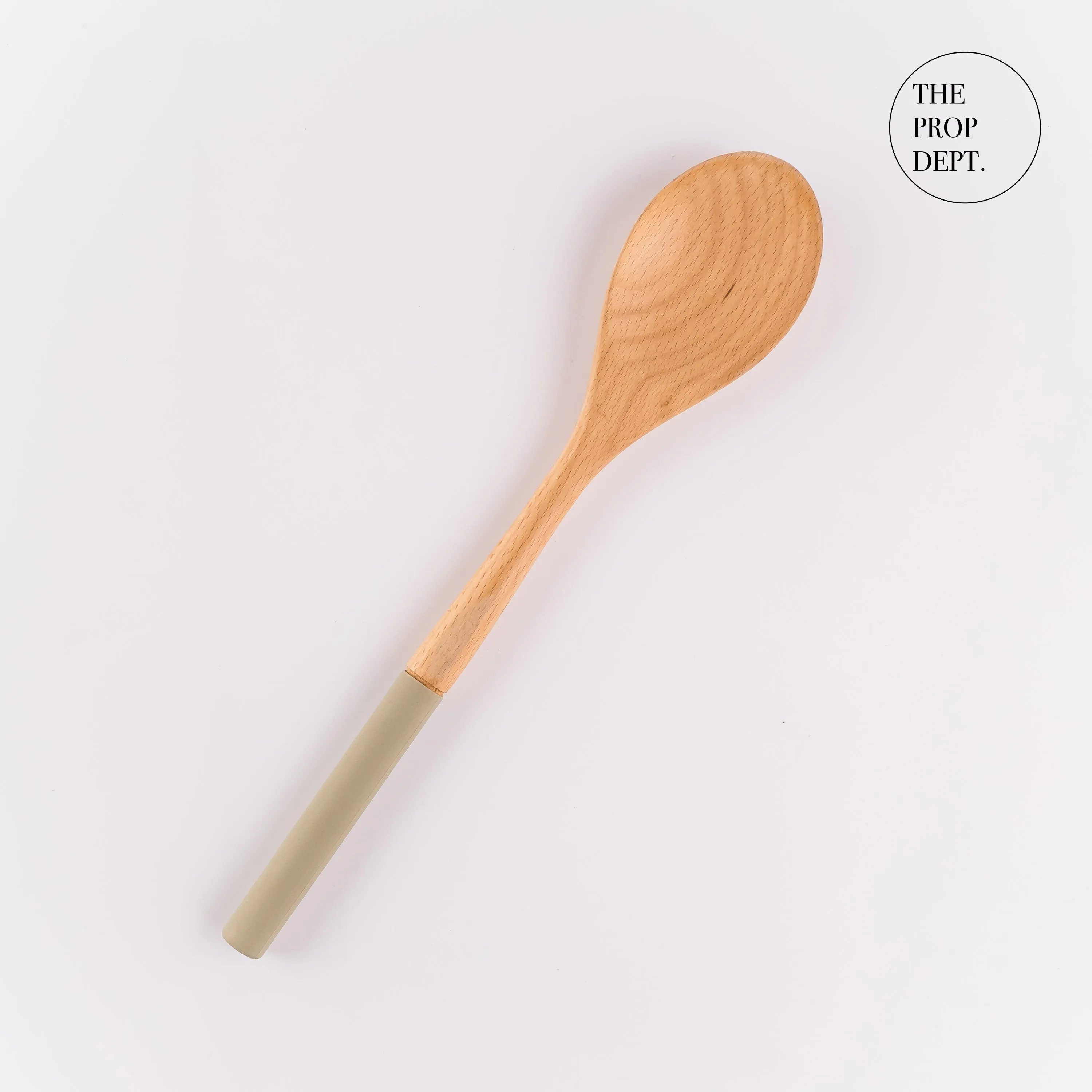 UT23-0267 - Brown Green Wood Cooking Utensil - 13" (L)
