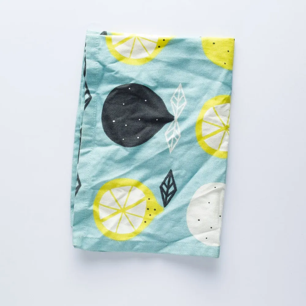 LN20-0110 - Blue Yellow Fabric Table napkin