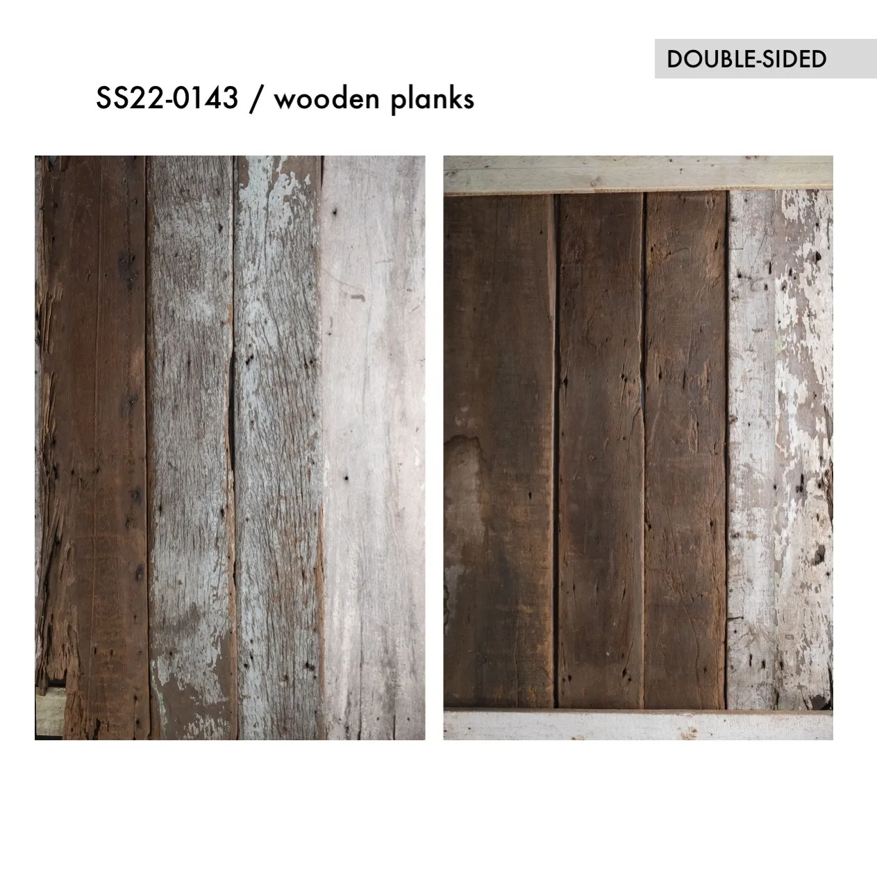 SS22-0143 - Brown Green Wooden Plank - 48.5" 32.5" (LW)