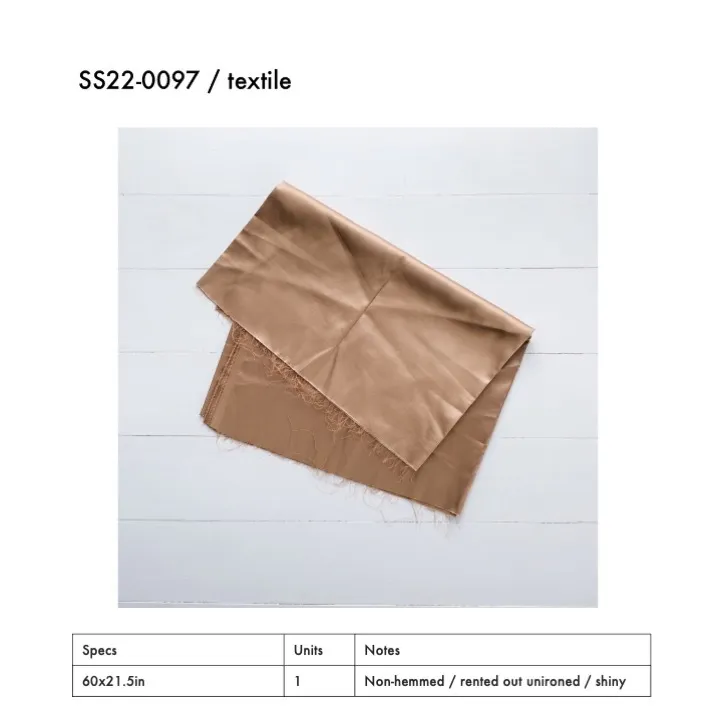 SS22-0097 - Brown Fabric Surface - 60" 21.5" (LW)