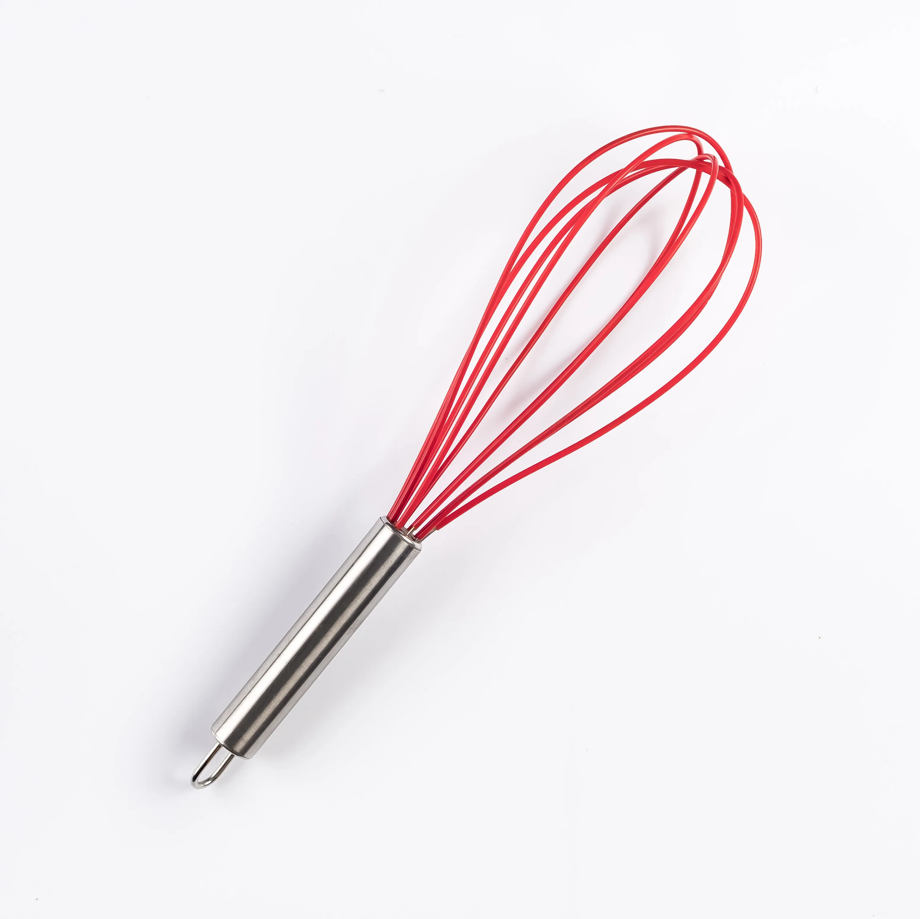 UT21-0023 - Red Silicone Whisk - 11.75" (L)
