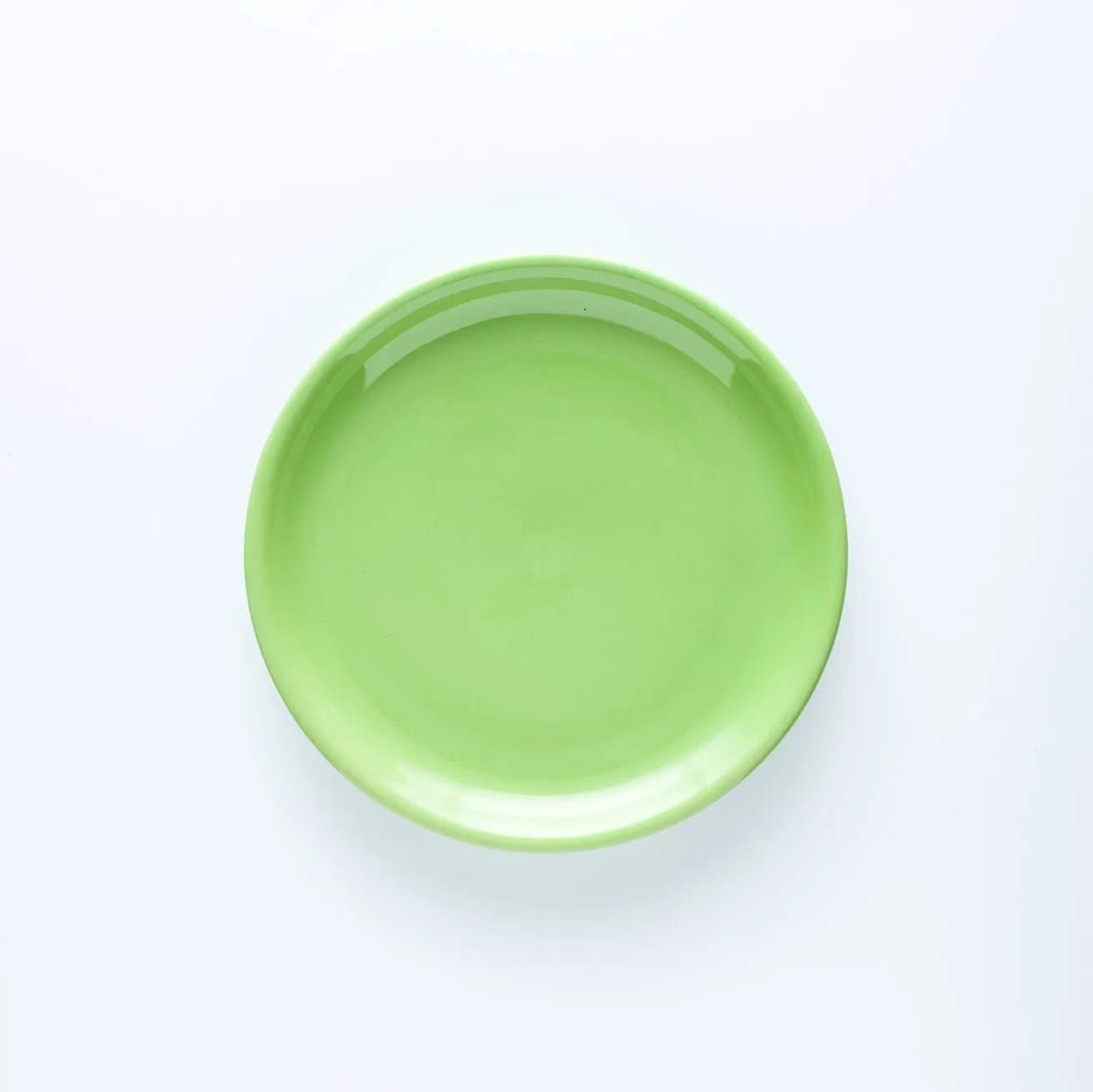 PL20-0041 - Green Ceramic Plate - 7.25" (D)