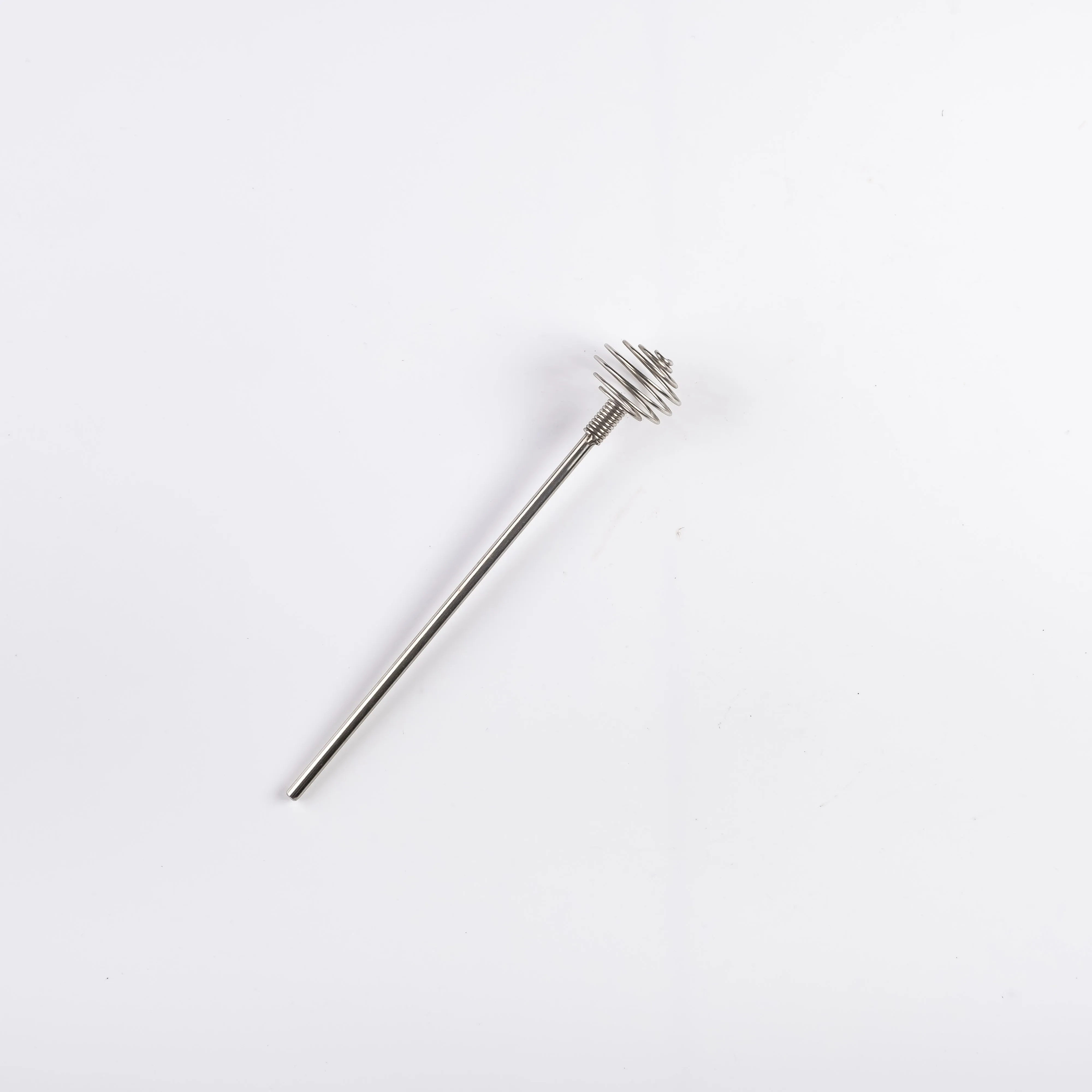 UT21-0084 - Silver Metal Honey stick - 8" (L)
