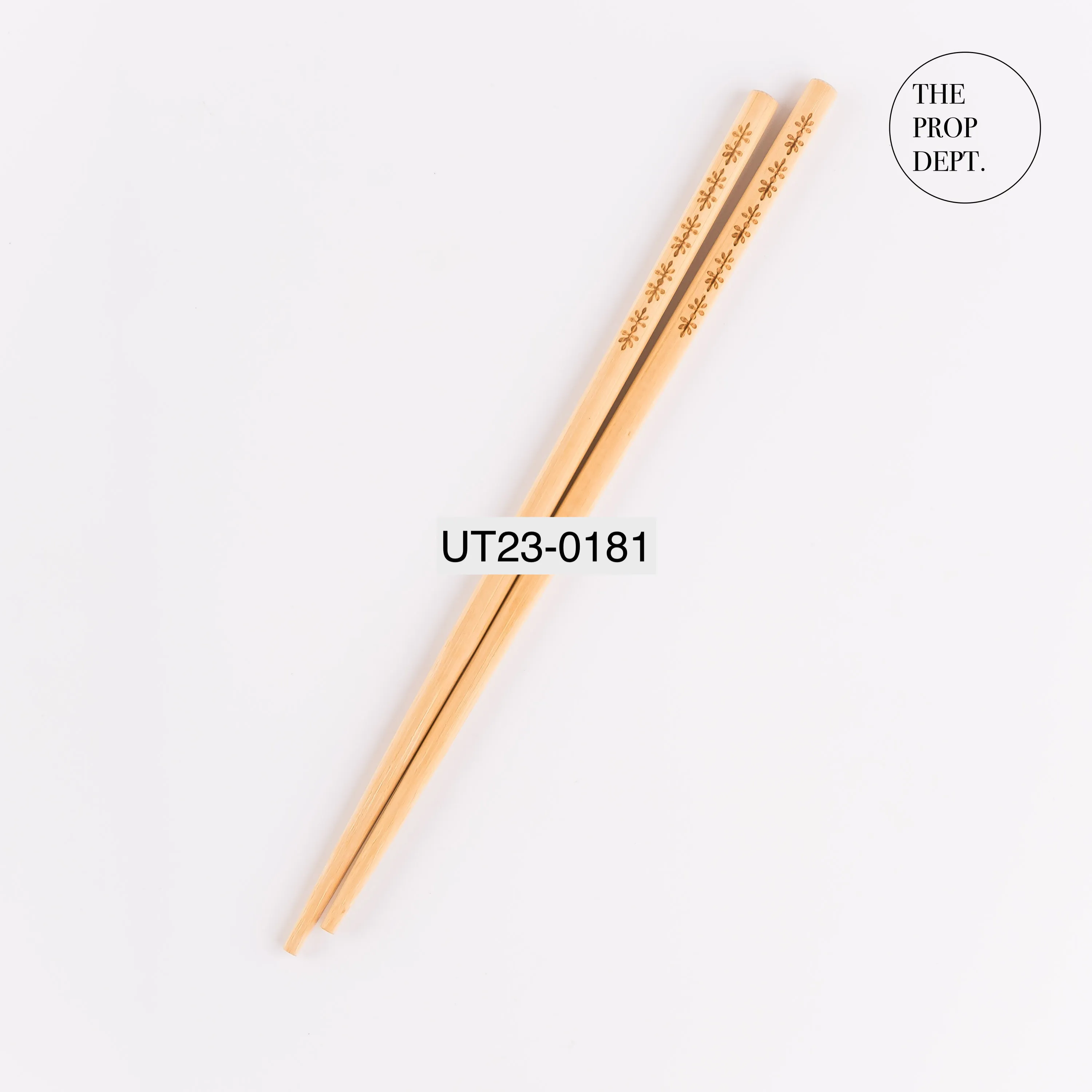 UT23-0181 - Brown Wood Chopsticks - 9.5" (L)